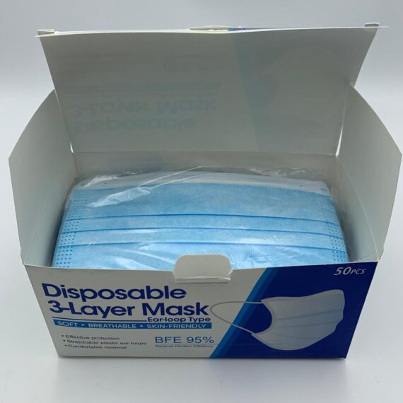 3-PLY PROTECTIVE FACE MASK FDA APPROVED (50 pcs per box) (4)