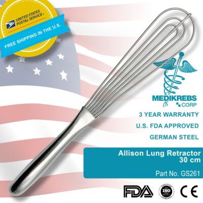 Allison Lung Retractor 30 cm Surgical Instruments (3)