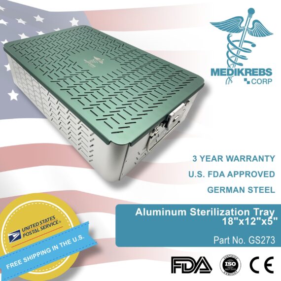Aluminum Sterilization Tray Case 18 (2)