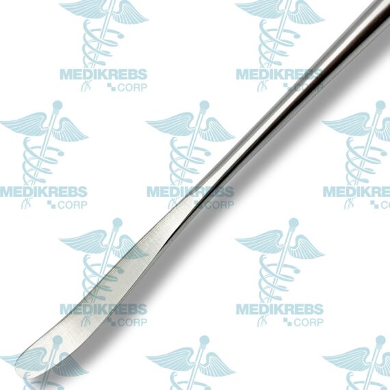 Bone Raspatory Deperiostizator Curved Round Edge 8mm x 33cm Surgical Instruments (1)