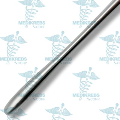 Bone Raspatory Deperiostizator Curved Round Edge 8mm x 33cm Surgical Instruments (2)