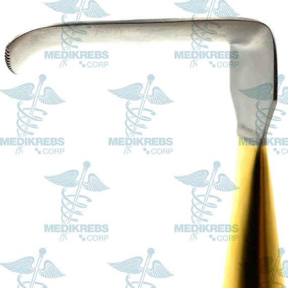 Breast Retractor Double Ended Blades w Teeth (1)