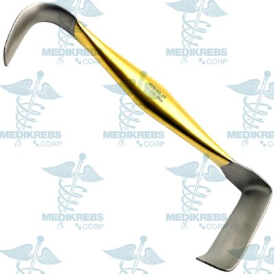 Breast Retractor Double Ended Blades w Teeth (3)