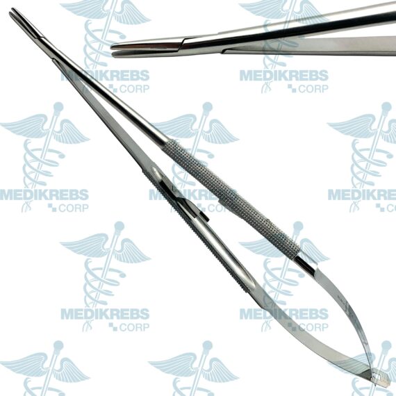 Castroviejo Micro Needle Holder – Straight Smooth Jaws 20 cm (1)