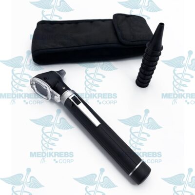 Compact Fiber Optic Otoscope with 9 tips & Plastic Body Surgical Instruments (1)