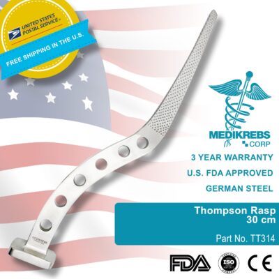 Thompson Rasp Bone 30 cm Orthopedics Surgical Instruments (3)